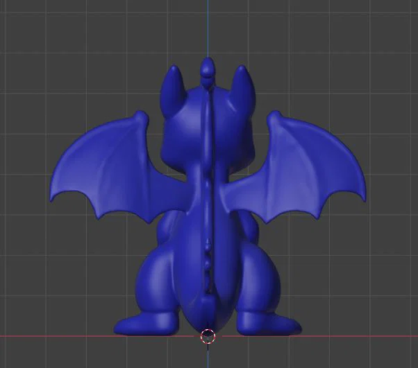 Mô hình rồng con Chibi Drache Remix đáng yêu cho in 3D - Image 2