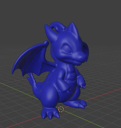 Mô hình rồng con Chibi Drache Remix đáng yêu cho in 3D - Image 3