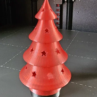 Cây thông Noel kèm LED Tealight (Weihnachtsbaum mit LED Teelicht)
