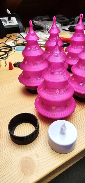 Cây thông Noel kèm LED Tealight (Weihnachtsbaum mit LED Teelicht) - Image 2