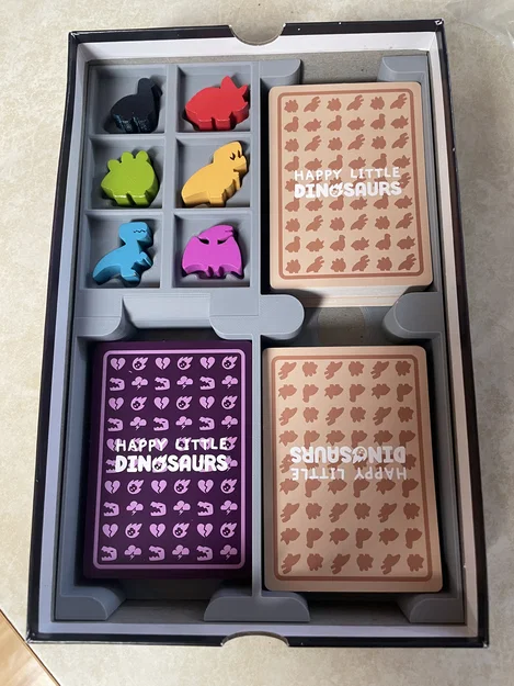Khay 3D chứa linh kiện board game Happy Little Dinosaurs tiện lợi - Image 1