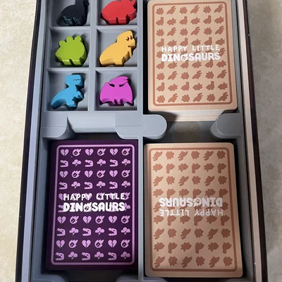Khay 3D chứa linh kiện board game Happy Little Dinosaurs tiện lợi