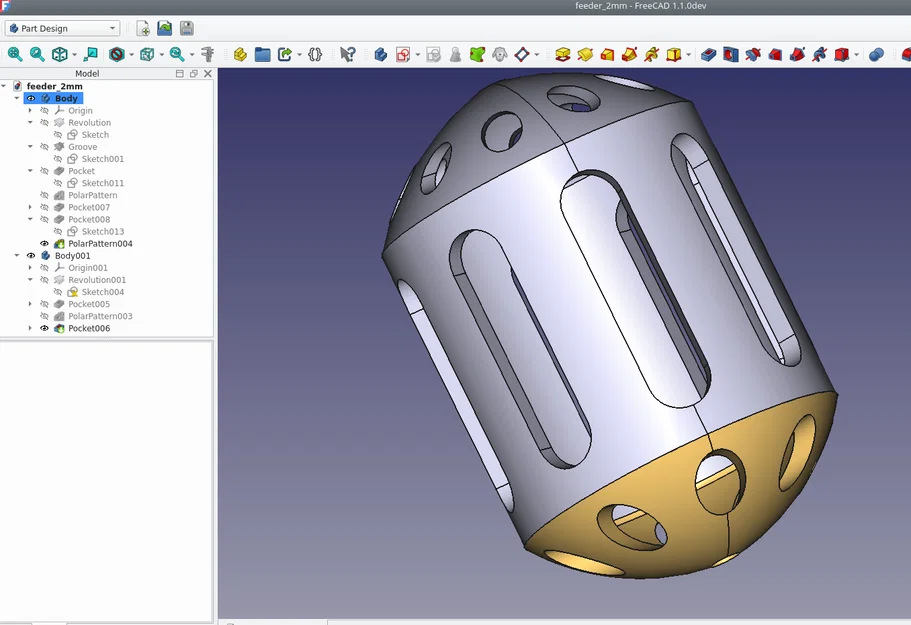 Ống nhử câu cá (fishing feeder) - bản thành 2 mm - Image 1