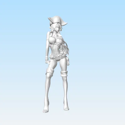 Mô hình 3D nhân vật Boa Hancock cực đẹp cho fan One Piece