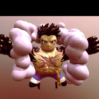 Mô hình 3D Luffy Mini Gear 4 - Siêu phẩm cho fan One Piece