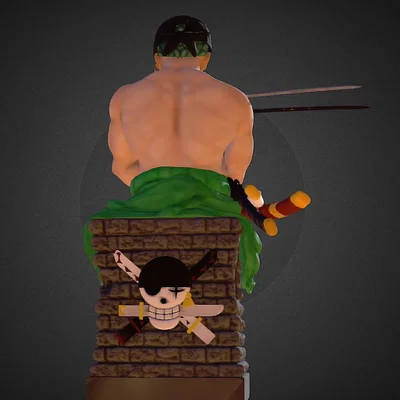 Mô hình 3D Roronoa Zoro One Piece cực đẹp cho fan anime
