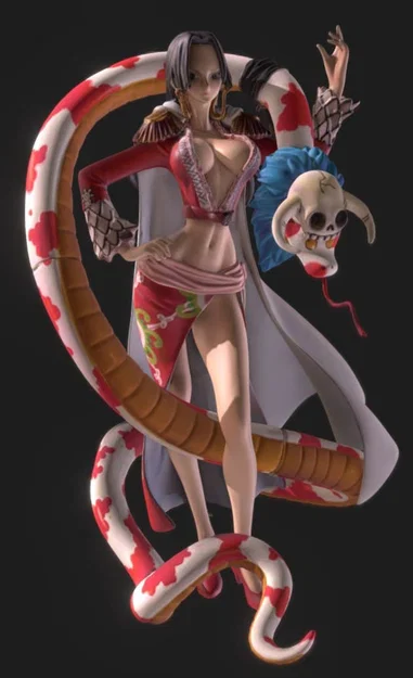 Mẫu 3D in được Boa Hancock (One Piece) - Tượng/Figurine Printable - Image 1