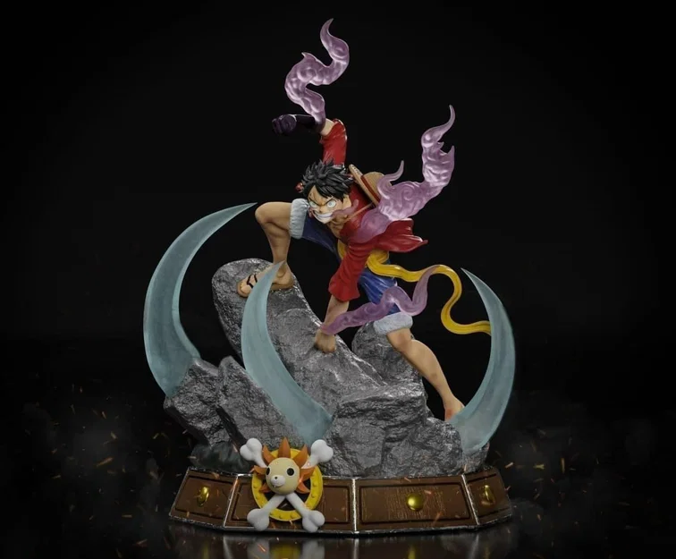 Mô hình 3D Luffy One Piece có thể in (Printable) - Image 1