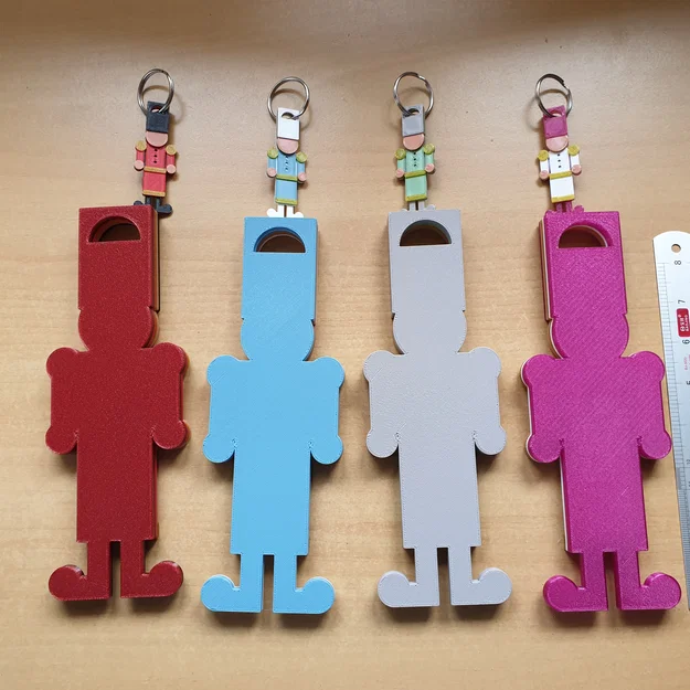 Nutcracker Christmas (Single extruder & MMU) – Lính chì Noel in nhiều màu - Image 4