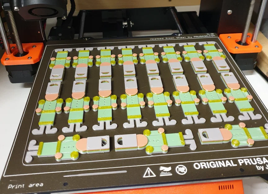 Nutcracker Christmas (Single extruder & MMU) – Lính chì Noel in nhiều màu - Image 5