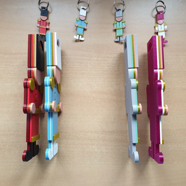 Nutcracker Christmas (Single extruder & MMU) – Lính chì Noel in nhiều màu - Image 6