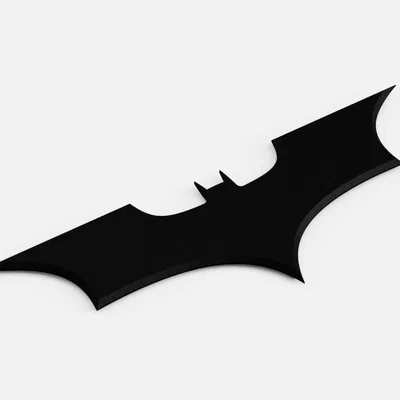 Mô hình Batarang Batman từ phim The Dark Knight (File 3D STL)