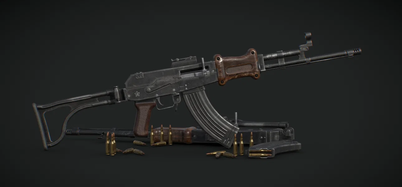 Fallout 3 (AK47) - Tách rất cơ bản từng part thành STL riêng - Image 2