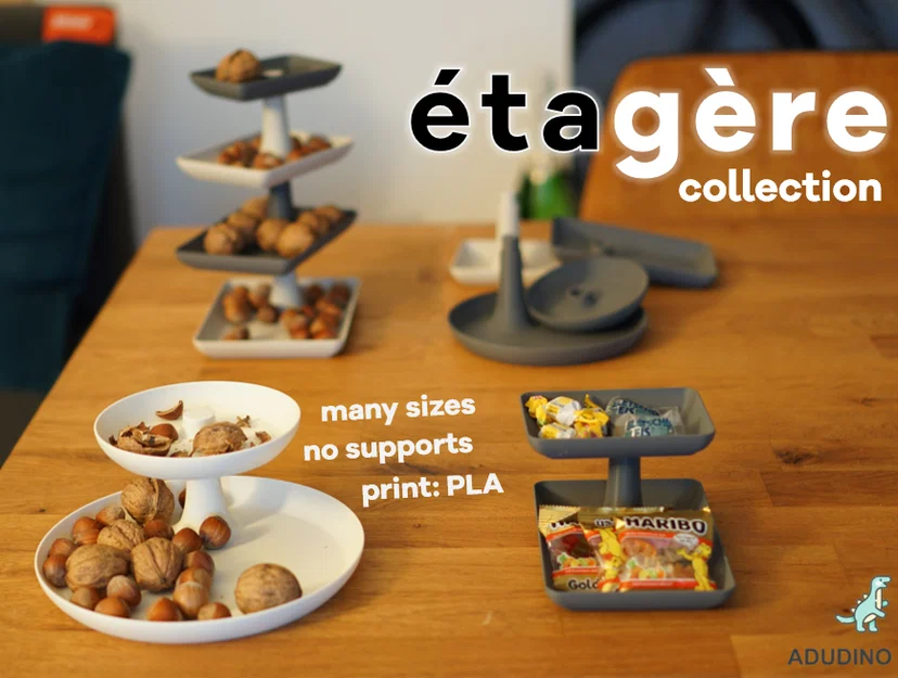 Bộ Etagere Parametric Modular (Serving Stand) – Etagere Collection - Image 1