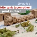 Đầu máy Saddle Tank tối giản (print in place) - Thumbnail 1