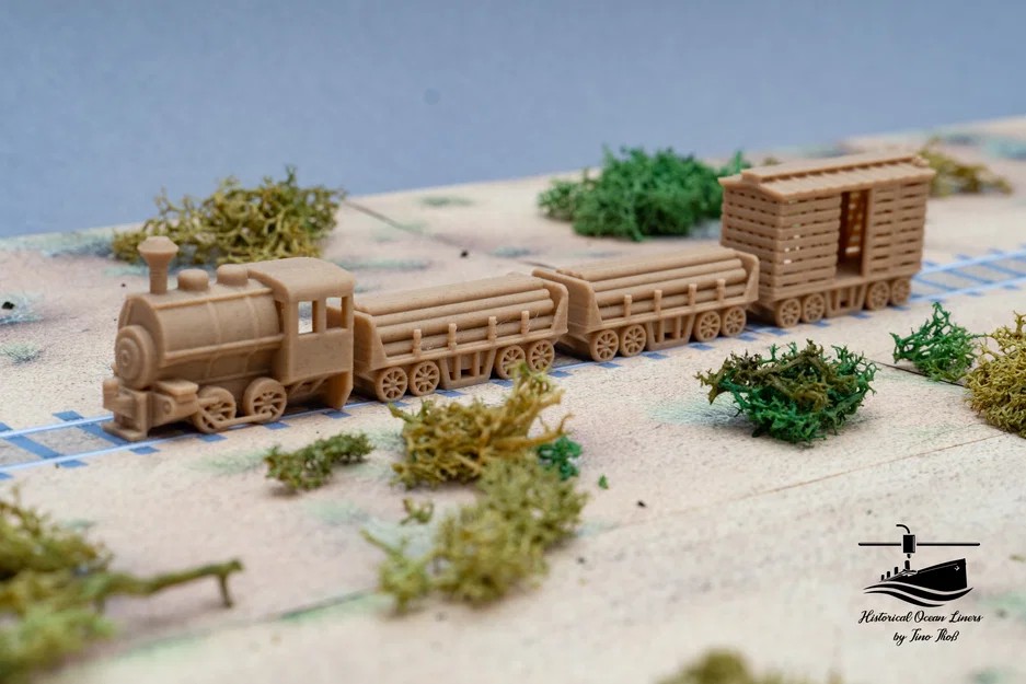 Đầu máy Saddle Tank tối giản (print in place) - Image 2