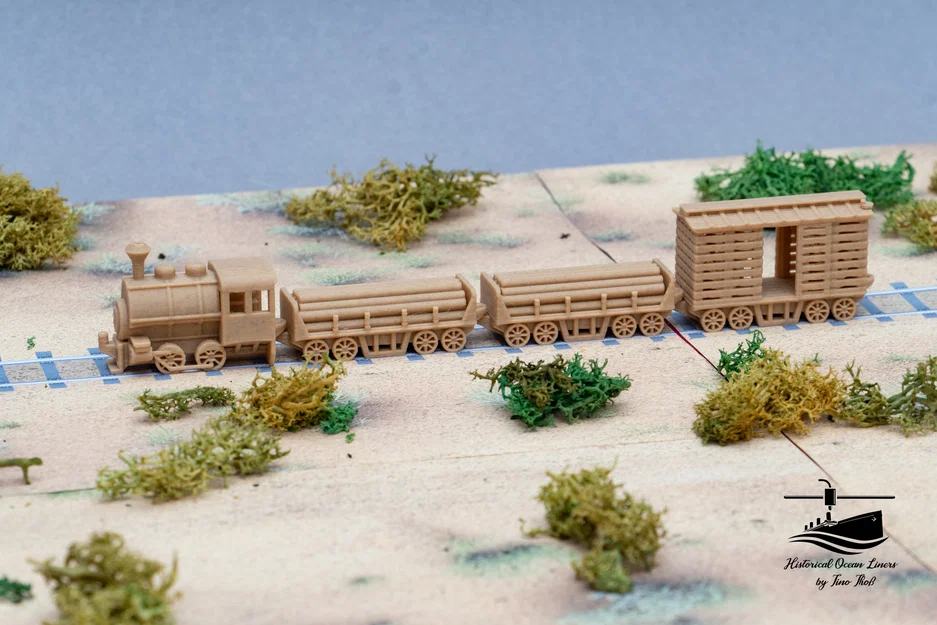 Đầu máy Saddle Tank tối giản (print in place) - Image 3