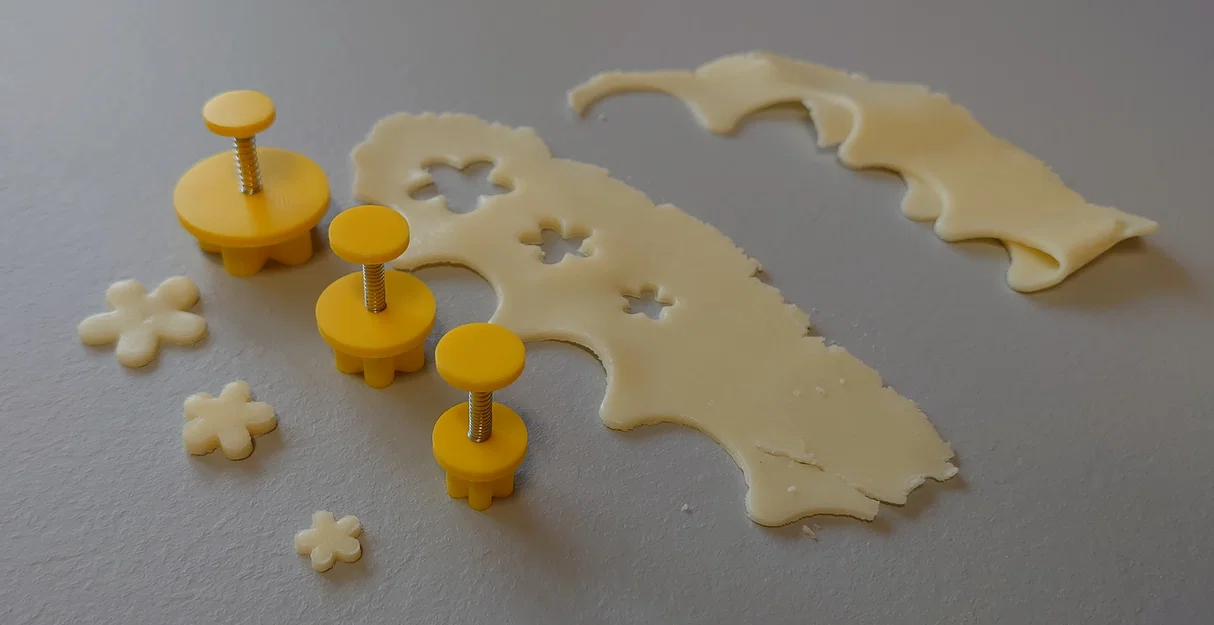 Khuôn cắt hoa 5 cánh / Vykrajovátko pěti listé květiny - Image 3