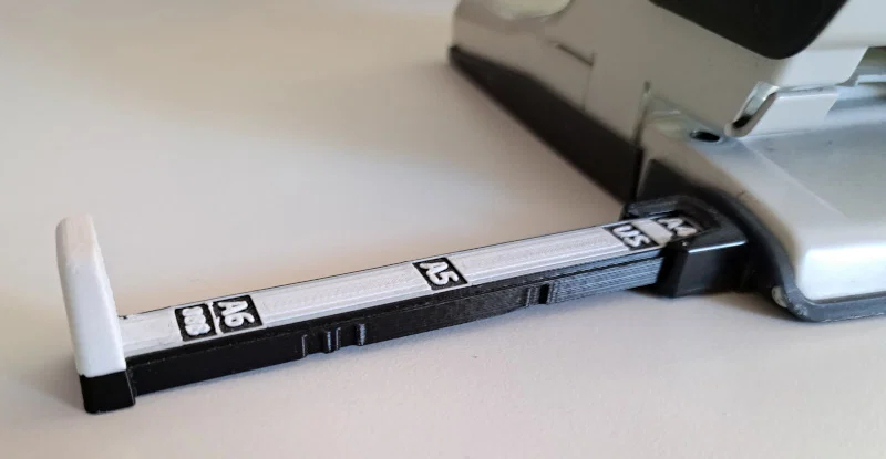 Anschlagschiene 1727 cho Leitz Locher 5138 – hỗ trợ đục tới DIN A3 - Image 3