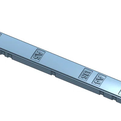 Anschlagschiene 1727 cho Leitz Locher 5138 – hỗ trợ đục tới DIN A3