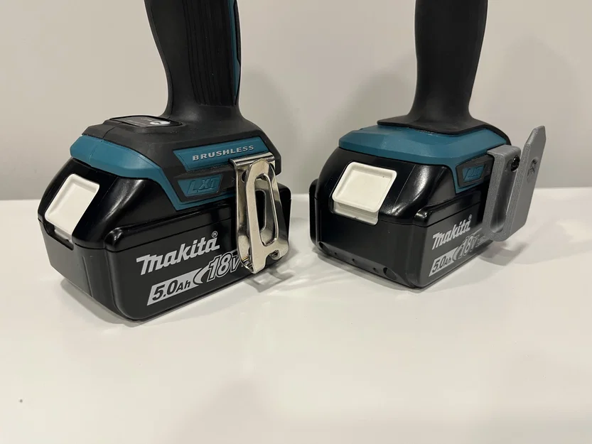 Clip móc dây nịt Makita LXT: Slim & Original, gắn trái/phải, universal fit - Image 2