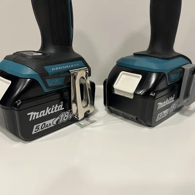 Clip móc dây nịt Makita LXT: Slim & Original, gắn trái/phải, universal fit