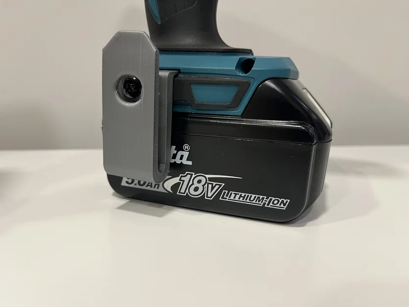 Clip móc dây nịt Makita LXT: Slim & Original, gắn trái/phải, universal fit - Image 6