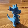 Mô hình chú rồng nhỏ đáng yêu (Cute Dragon) trang trí - File STL 3D - Thumbnail 1