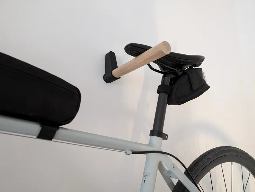 Giá treo xe đạp cho thanh gỗ 30mm - Bản Remix - Image 1