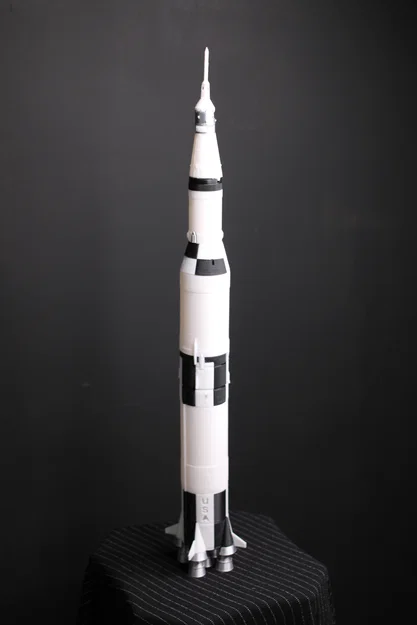 Mô hình tên lửa Saturn V - Phiên bản Enhanced - Image 1