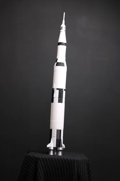 Mô hình tên lửa Saturn V - Phiên bản Enhanced - Image 7