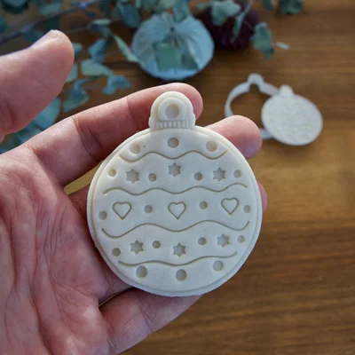 Khuôn Cắt Bánh Quy Quả Châu Cây Thông Noel (Cookie Cutter Christmas Tree Ball)
