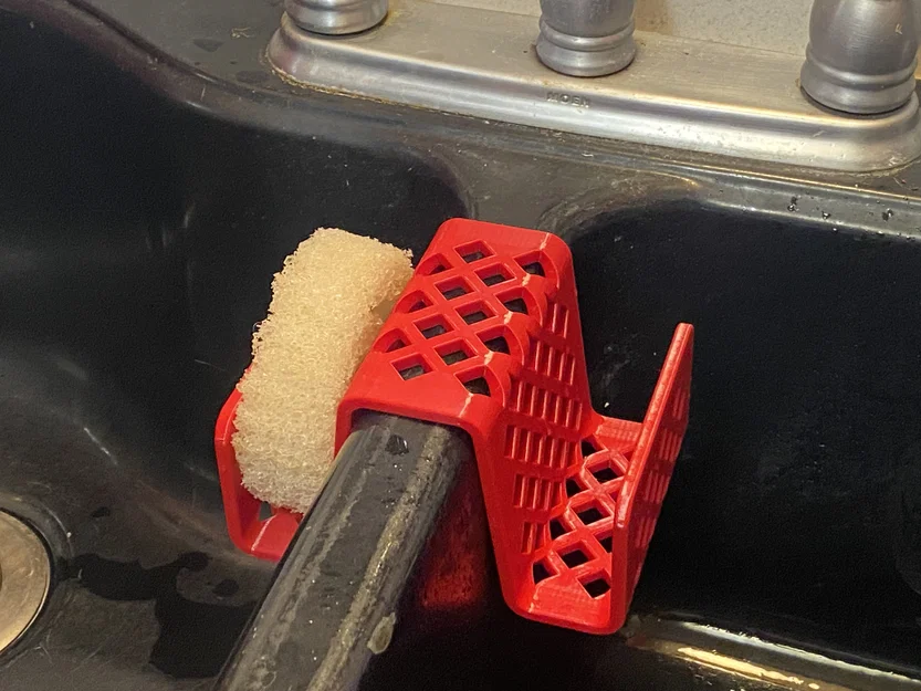 Khay đựng miếng rửa chén gắn bồn rửa 3D - Tiện lợi & Gọn gàng - Image 1