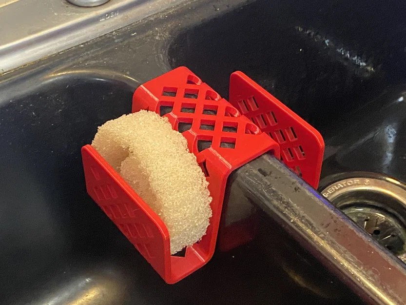 Khay đựng miếng rửa chén gắn bồn rửa 3D - Tiện lợi & Gọn gàng - Image 2