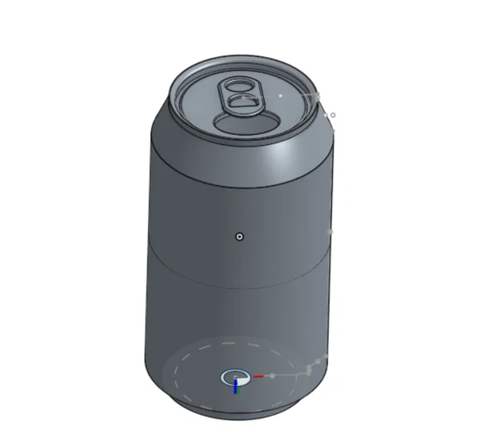 Mô hình lon nước ngọt (Soda can) kích thước thật file in 3D - Image 1