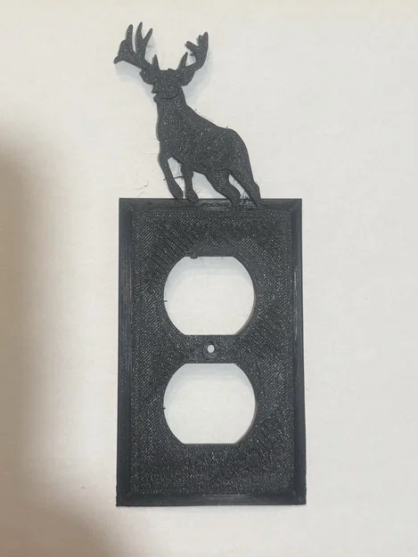 Mặt che ổ cắm điện hình chú hươu trang trí độc đáo - Image 1