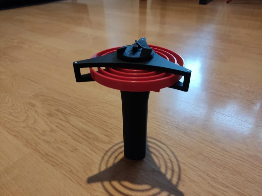 Bệ phóng cánh quạt dùng lò xo (Spring powered propeller launcher) - Image 4