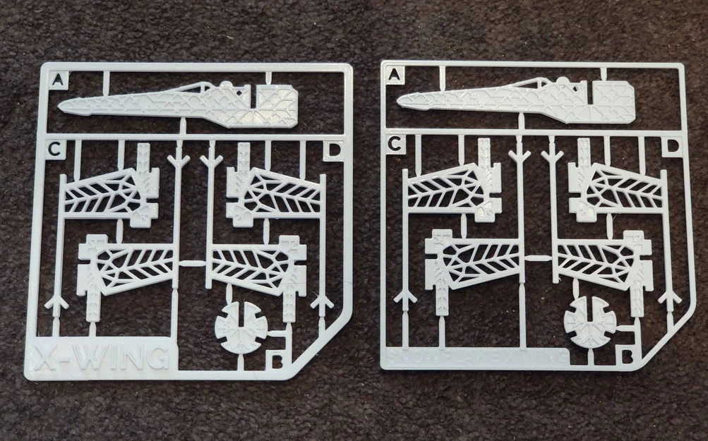 Trang trí bông tuyết Star Wars X-Wing (sprue nhẹ hơn) - Image 2