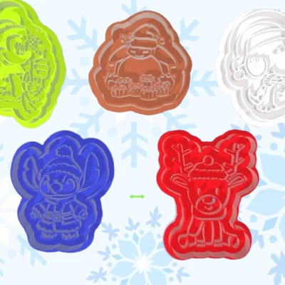 Bộ khuôn cắt bánh quy chủ đề Giáng sinh sáng tạo và độc đáo