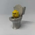 Mô hình 3D Skibidi Toilet kết hợp đầu Lego độc đáo - Thumbnail 1