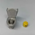Mô hình 3D Skibidi Toilet kết hợp đầu Lego độc đáo - Thumbnail 7