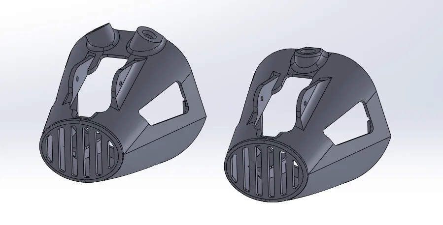 Mũi máy bay AtomRC Penguin 3D in: Nâng cao vị trí camera và tản nhiệt - Image 1