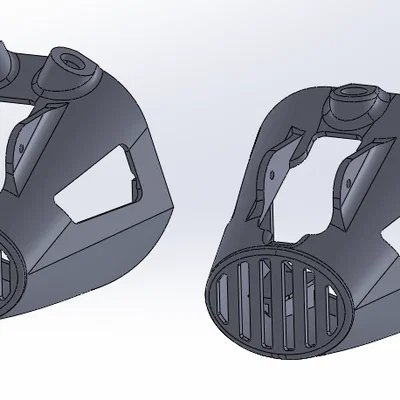 Mũi máy bay AtomRC Penguin 3D in: Nâng cao vị trí camera và tản nhiệt