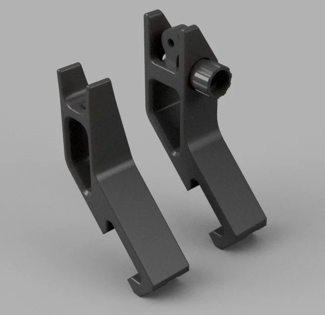 Bộ thước ngắm nghiêng 45 độ Iron-Sight cho ray Picatinny - Image 3