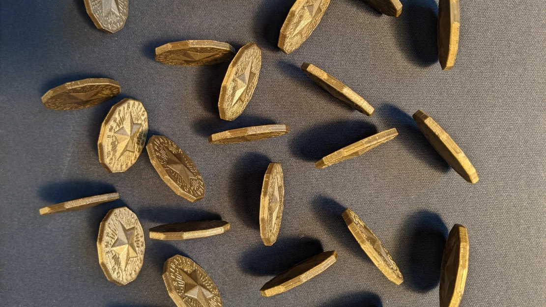 Tokens of Inspiration (DnD 5e) - In dọc, nhỏ hơn, 2 mặt - Image 3