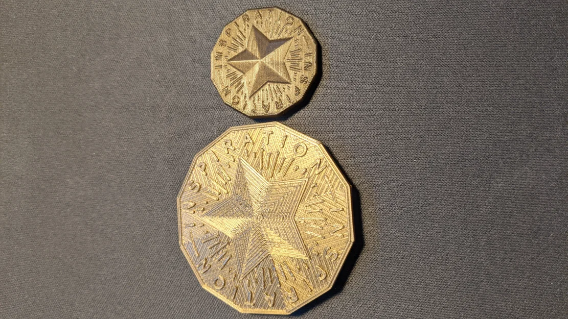 Tokens of Inspiration (DnD 5e) - In dọc, nhỏ hơn, 2 mặt - Image 4