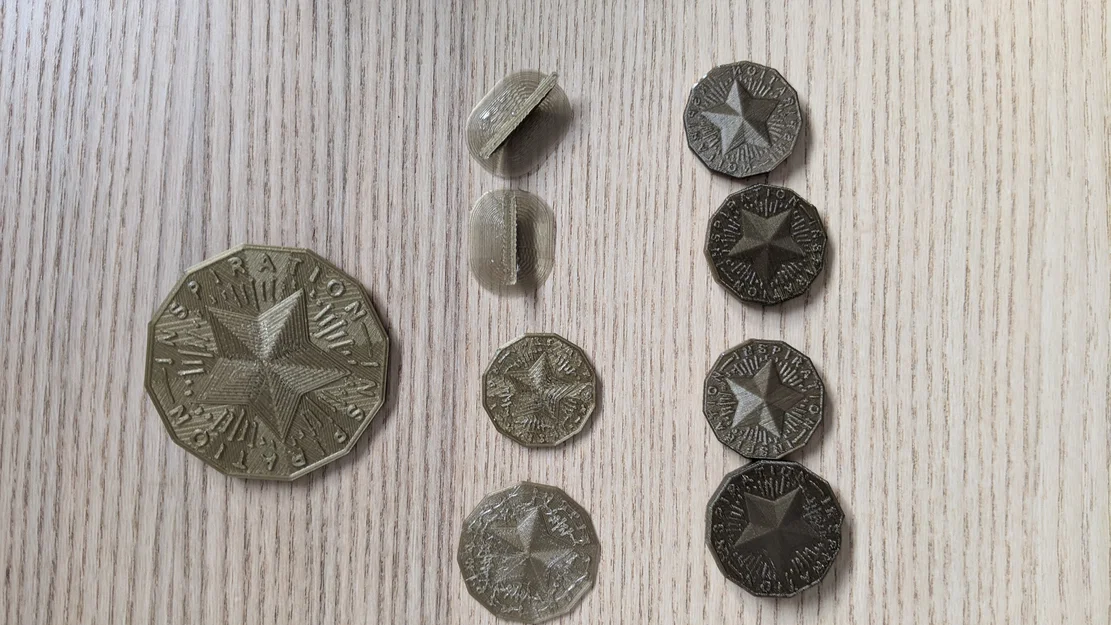 Tokens of Inspiration (DnD 5e) - In dọc, nhỏ hơn, 2 mặt - Image 5