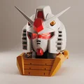 Mô hình đầu robot Gundam RX-78-2 in 3D chi tiết - Thumbnail 1
