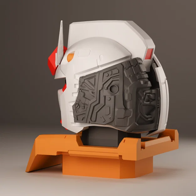 Mô hình đầu robot Gundam RX-78-2 in 3D chi tiết - Image 2