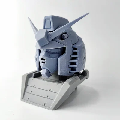 Mô hình đầu robot Gundam RX-78-2 in 3D chi tiết